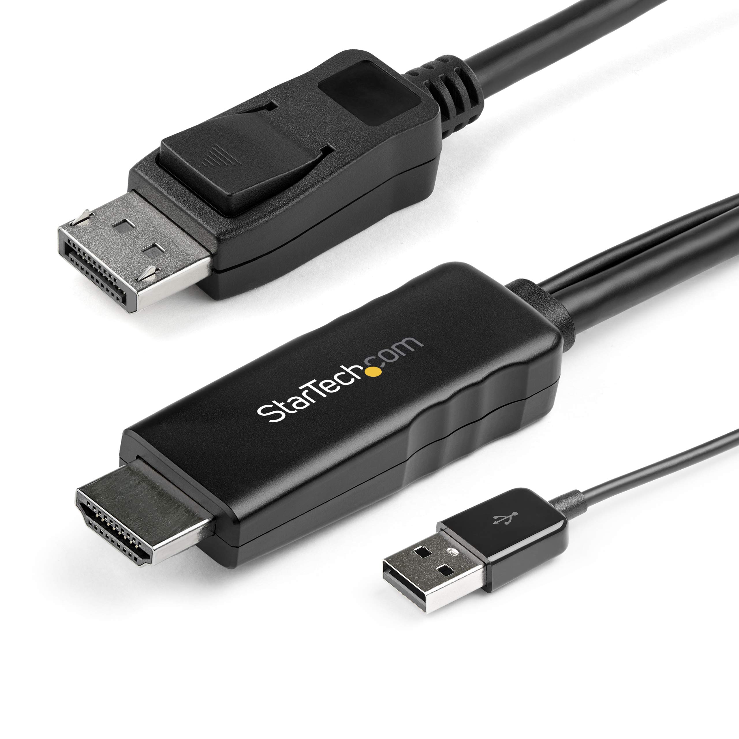 startech-com-hd2dpmm10-c-ble-convertisseur-hdmi-vers-displayport-3-m-4k image 1