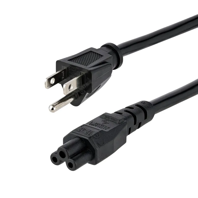 startech-com-cordon-d-alimentation-pc-portable-3-broches-1-83-m-noir image 1