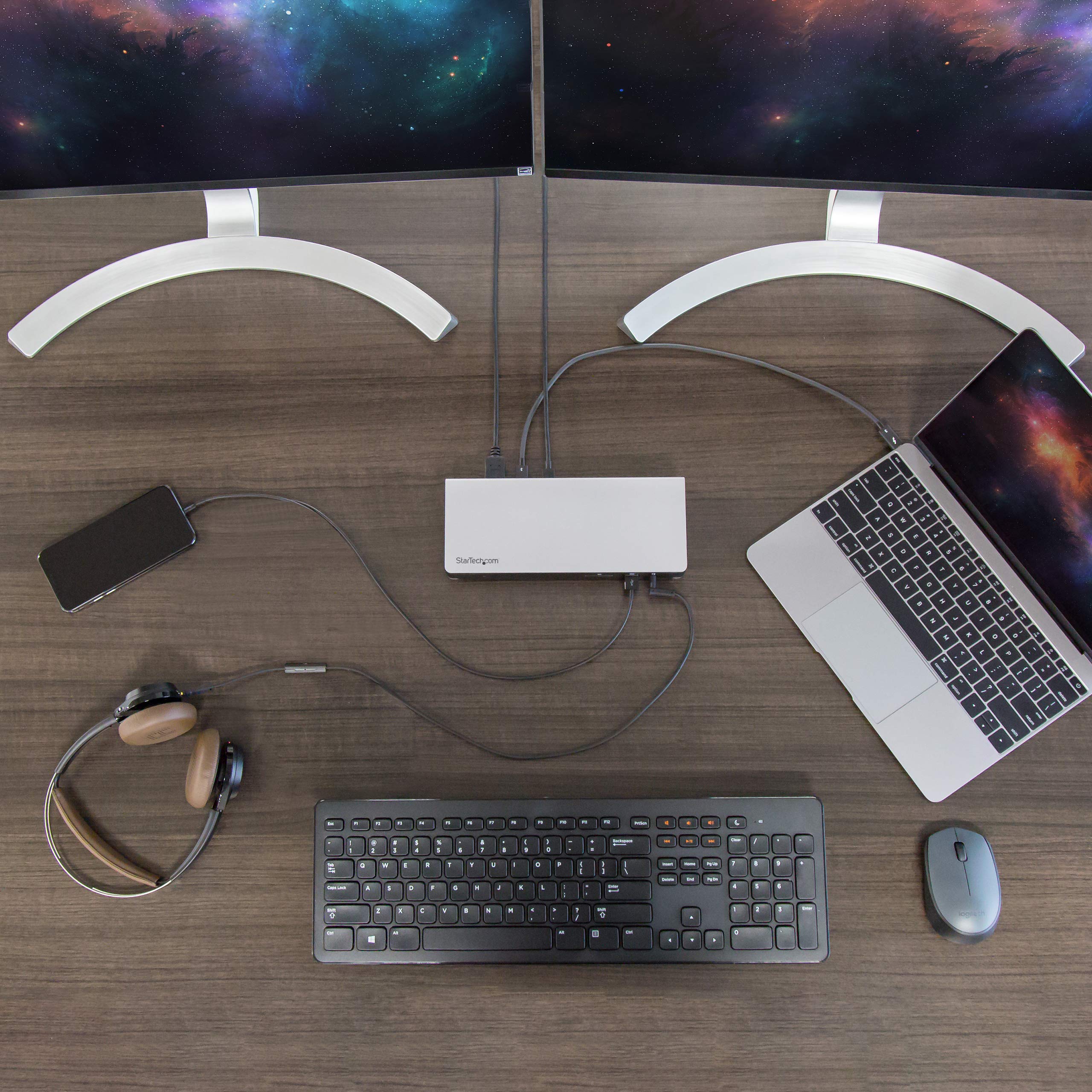 startech-com-station-d-accueil-thunderbolt-3-double-4k-60hz-85w-sd image 6