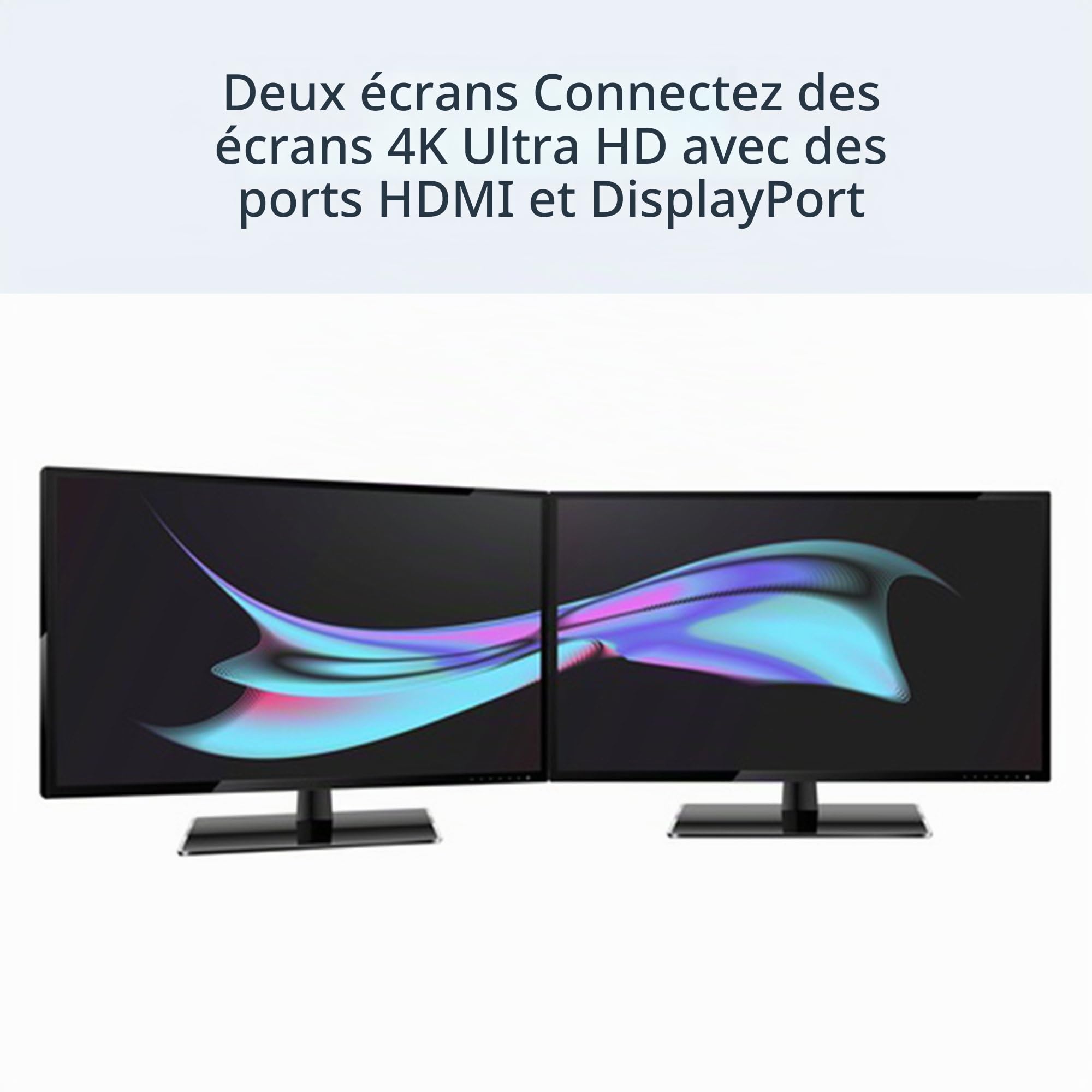 startech-com-dock-hybride-usb-c-usb-a-double-4k-60hz-dp-hdmi-6x-usb-a-gbe image 3
