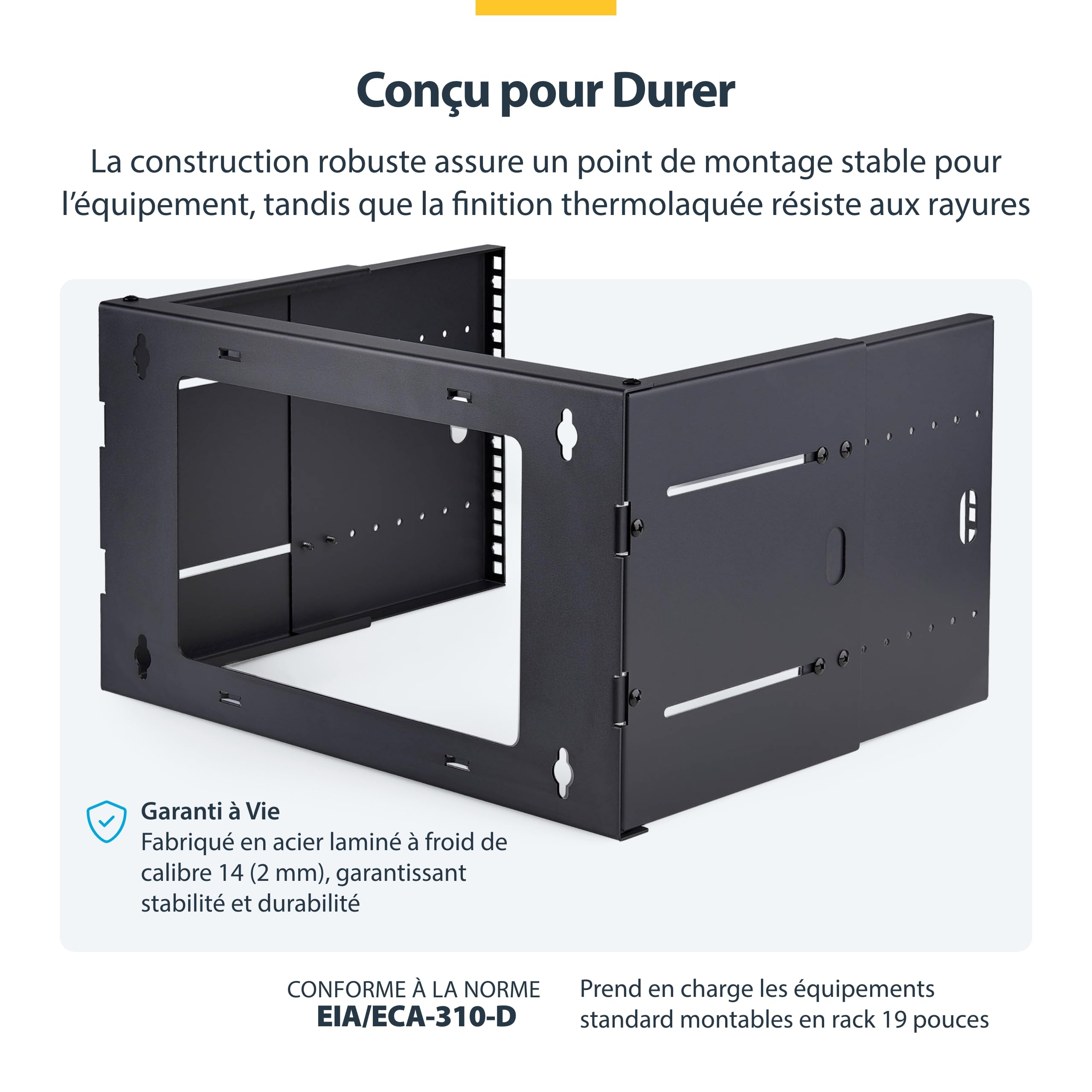 startech-com-rack-mural-6u-2-montants-19-profondeur-r-glable-40-cm-ouvert image 5