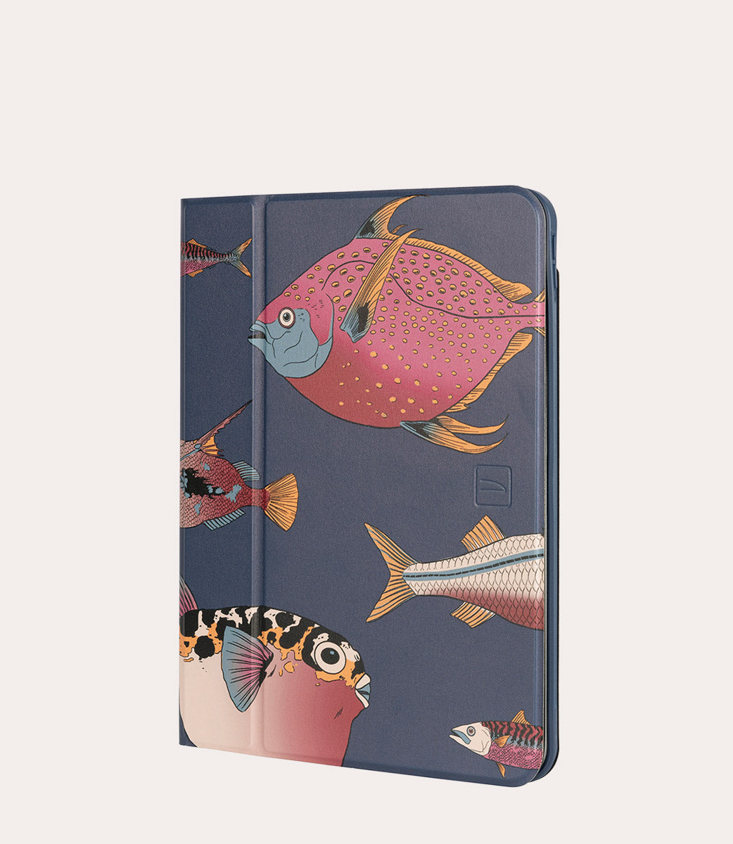tucano-up-schizzo-tui-pour-ipad-motif-poisson-support-et-rangement-pencil image 2
