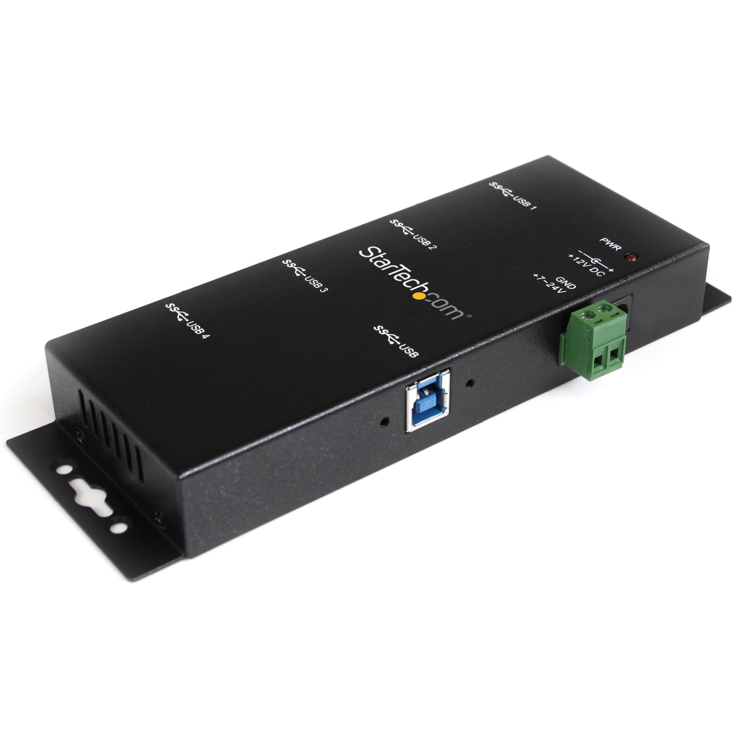 startech-com-st4300usbm-hub-industriel-usb-3-0-4-ports-m-tal-montable image 2