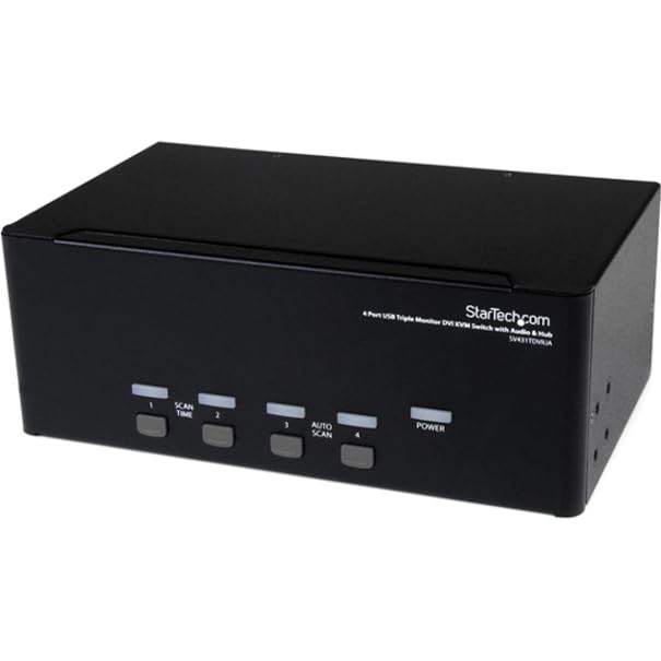 startech-com-switch-kvm-dvi-triple-cran-4-ports-avec-audio-et-hub-usb-2-0 image 7