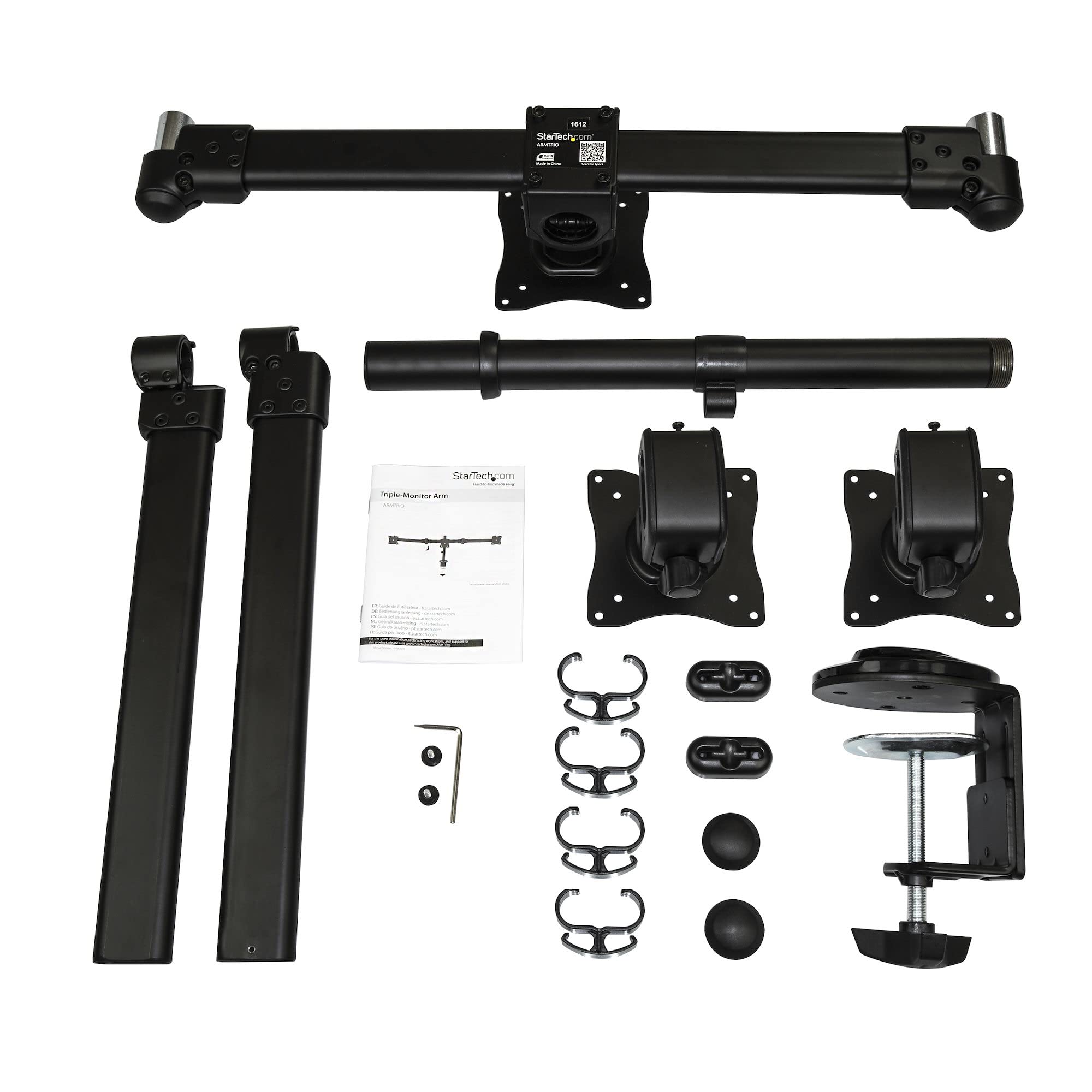 startech-com-armtrio-support-bras-3-crans-vesa-jusqu-27-8-kg image 3
