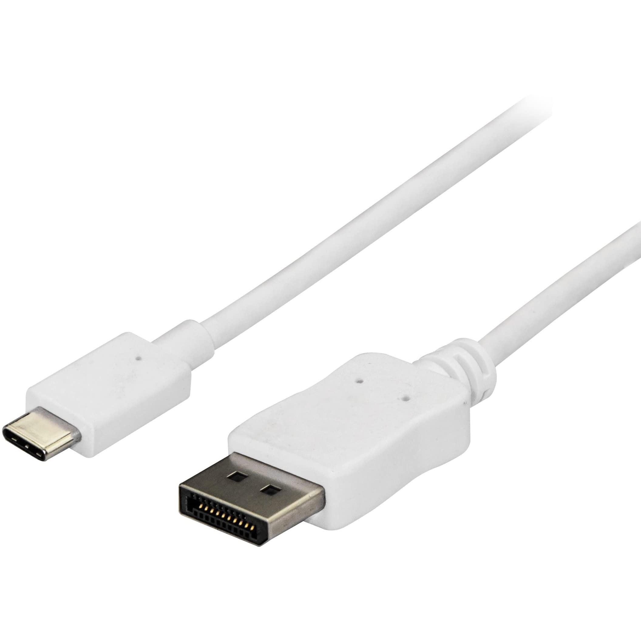 startech-com-c-ble-usb-c-vers-displayport-1-2-4k-60hz-1-m-noir image 6