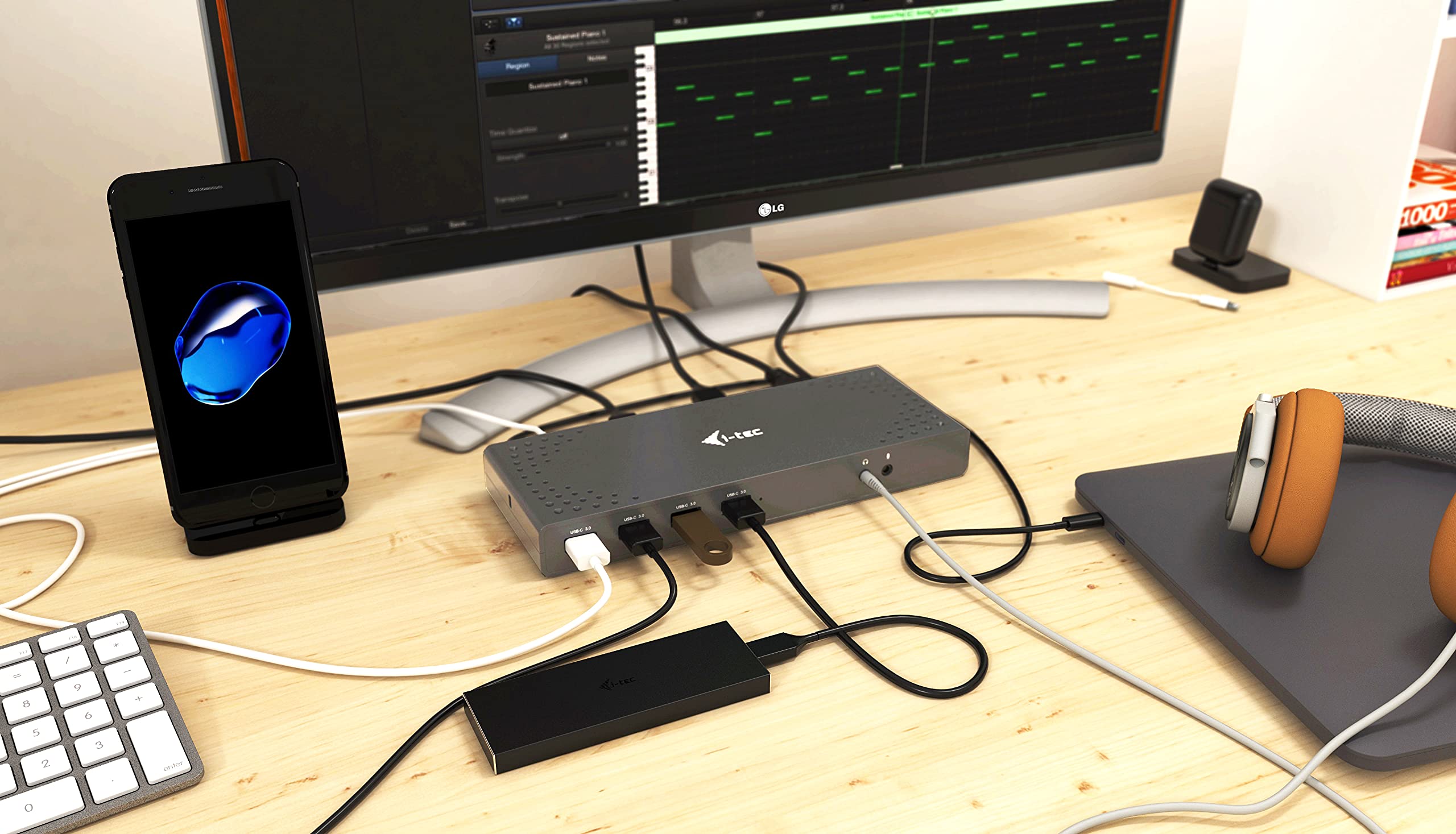 i-tec-station-d-accueil-universelle-usb-3-0-usb-c-5k-2x-4k-dual-hdmi-dual-displa image 8