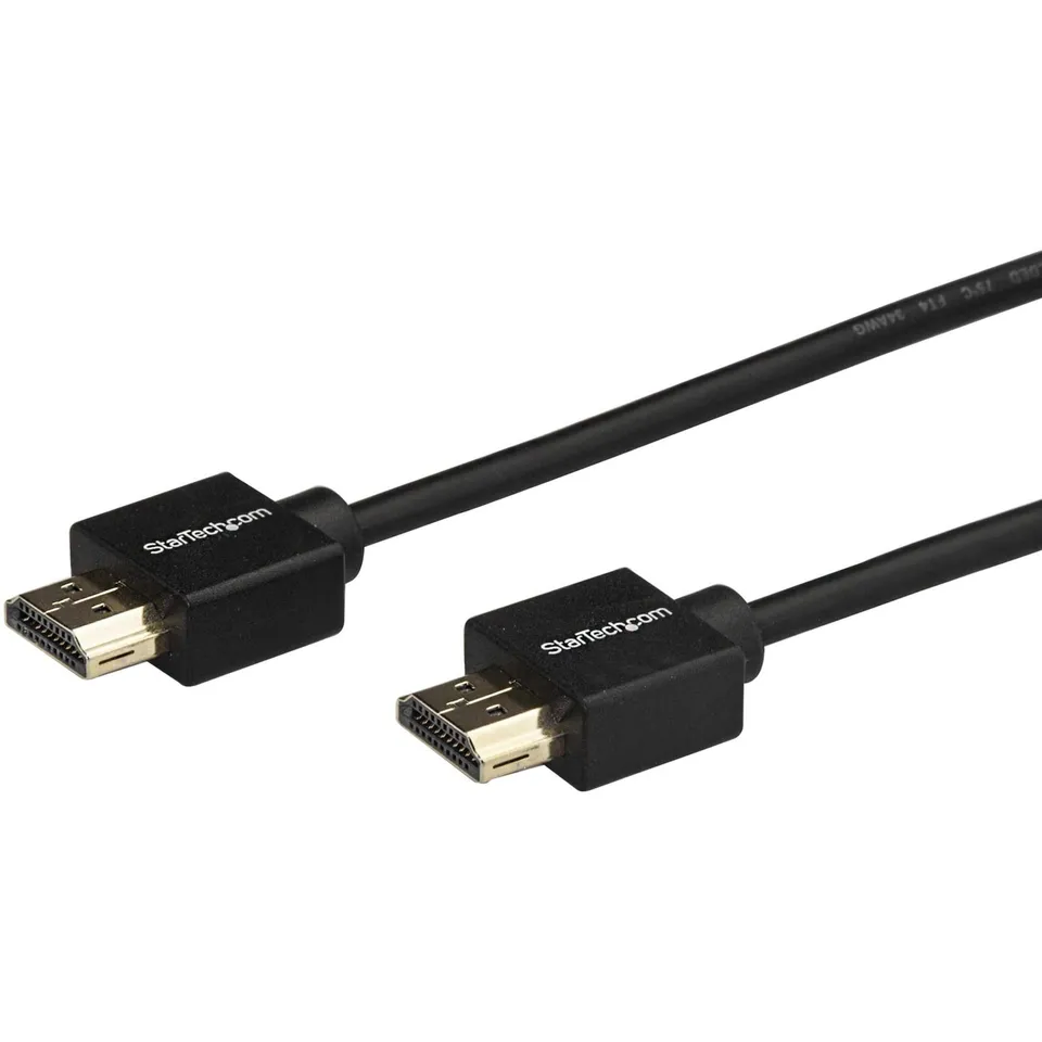 startech-com-c-ble-hdmi-2-0-fin-2m-verrouillable-4k-60hz-hdr10-noir image 1
