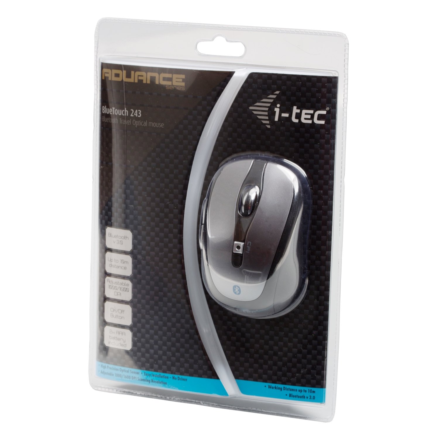 i-tec-bluetouch-243-souris-optique-bluetooth-de-voyage-1600-dpi-noire image 8