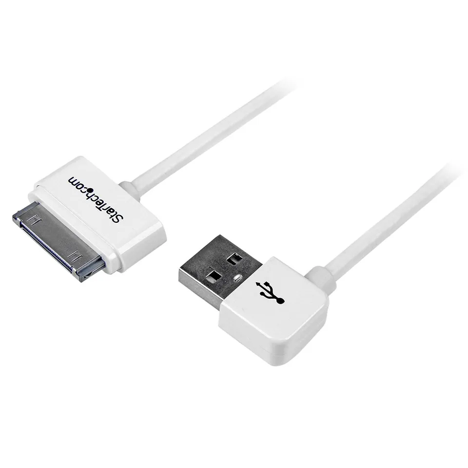 startech-com-usb2adc1mul-c-ble-apple-dock-30-broches-vers-usb-coud-1-m-blanc image 1