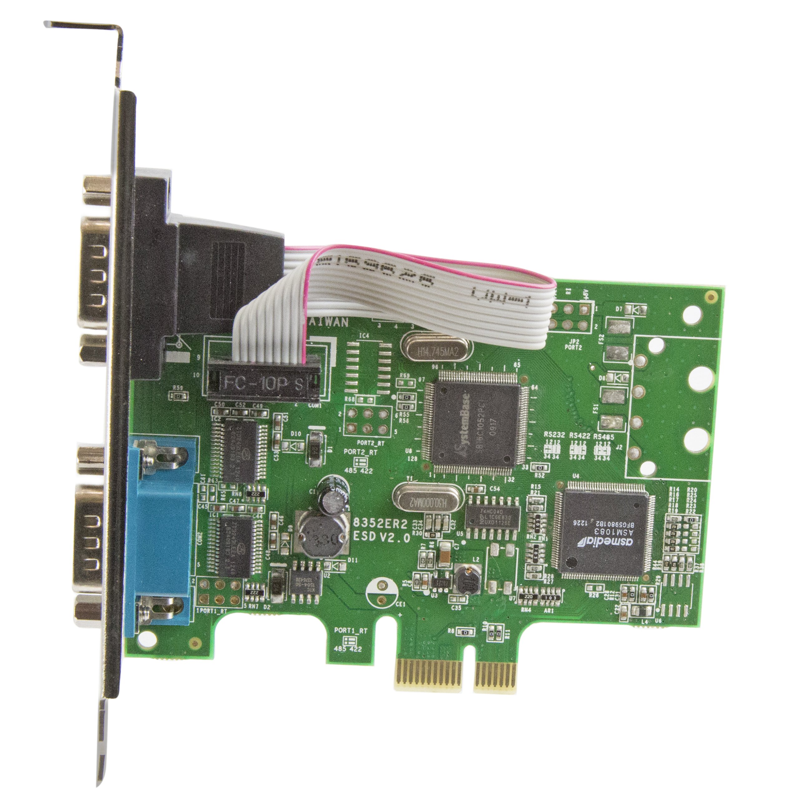 startech-com-pex2s1050-carte-pci-express-s-rie-2-ports-db9-rs232-16c1050 image 2