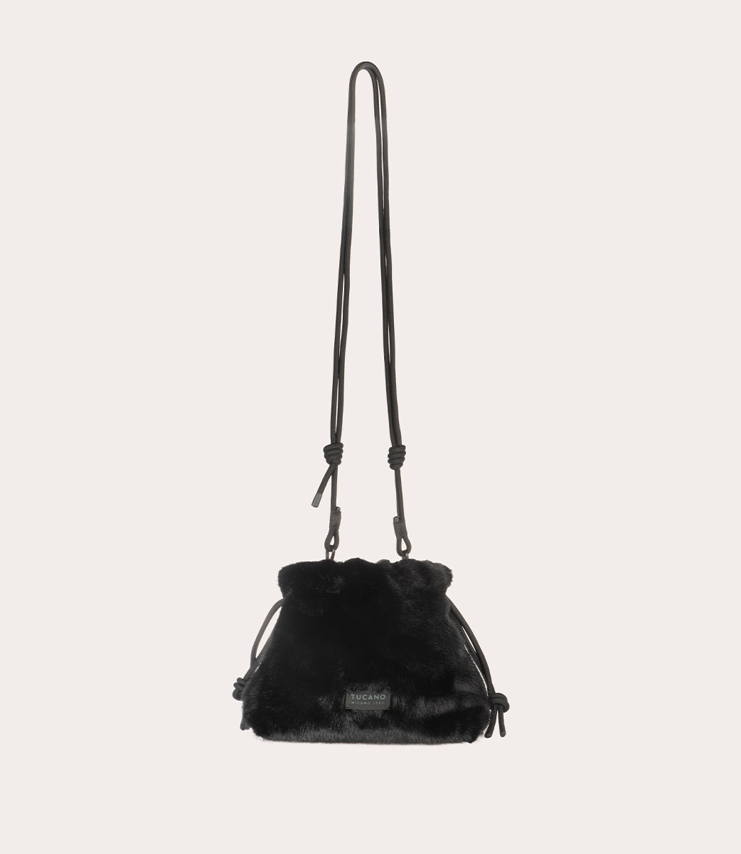 tucano-nina-fur-sac-beaut-fausse-fourrure-cordon-avec-bandouli-re image 4