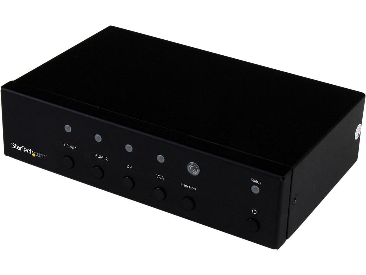 startech-com-hdvgadp2hd-commutateur-dp-vga-hdmi-vers-hdmi-4k-30hz image 1