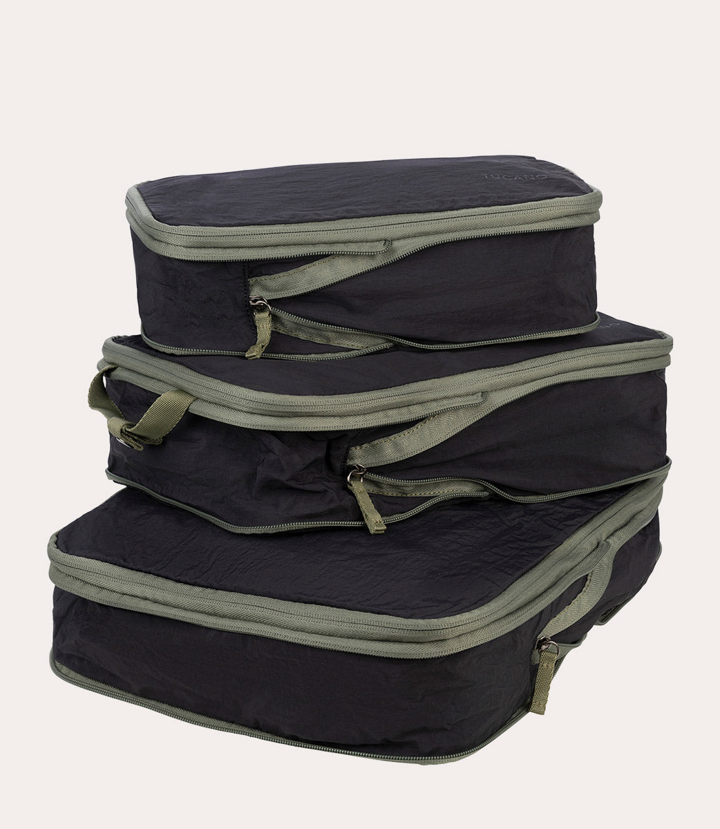tucano-pigio-set-de-3-organiseurs-de-valise-compression-plastique-recycl image 1