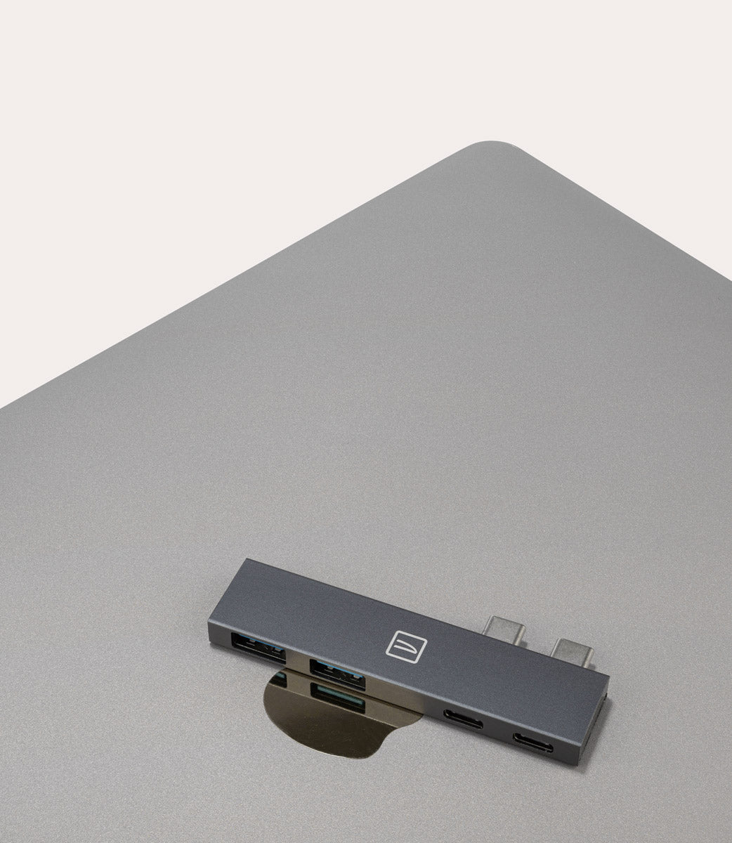 tucano-4-in-1-hub-usb-c-2x-usb-3-0-usb-c-pd-100w image 4