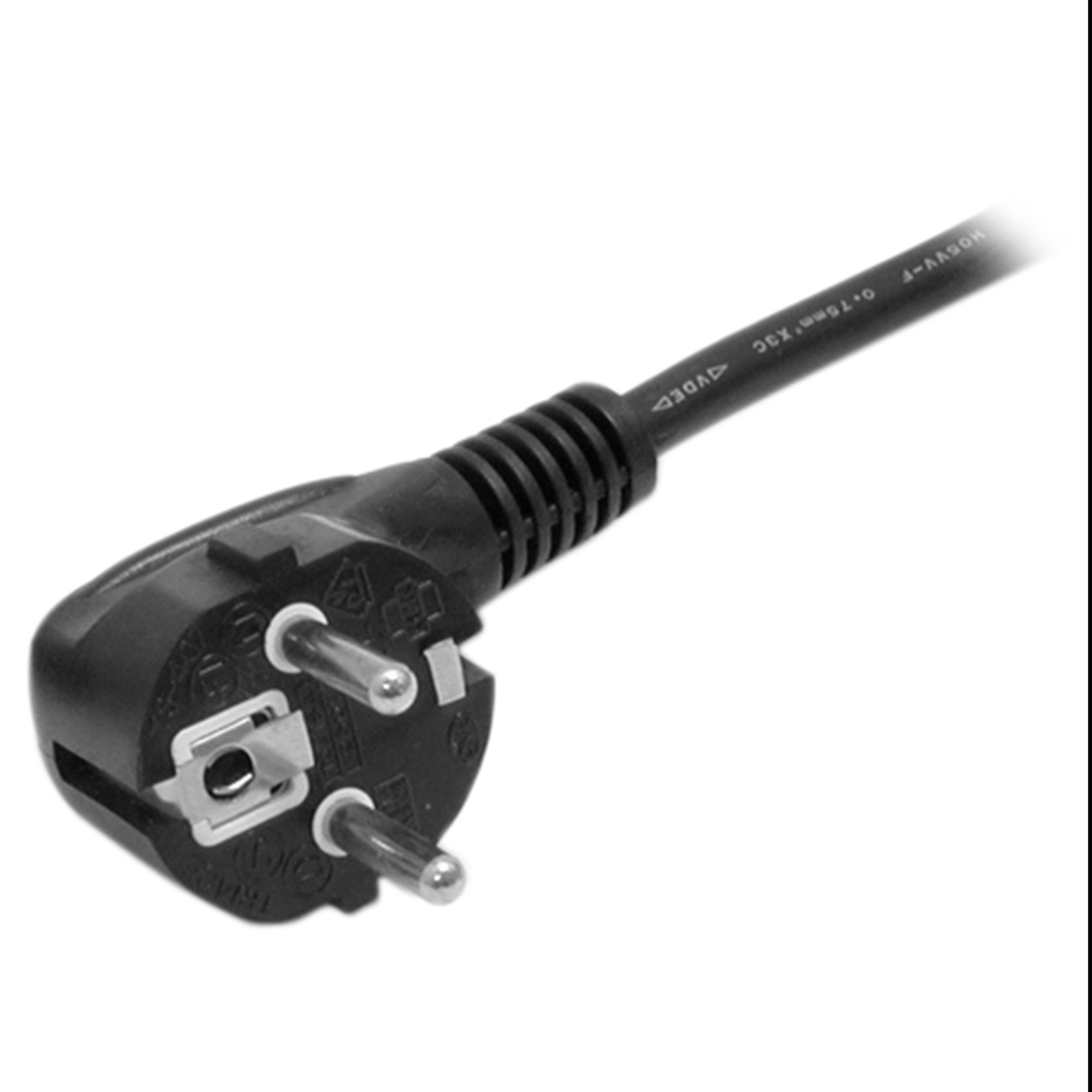 startech-com-pxt101eur-cordon-alimentation-pc-2m-schuko-ue-vers-c13-noir image 2