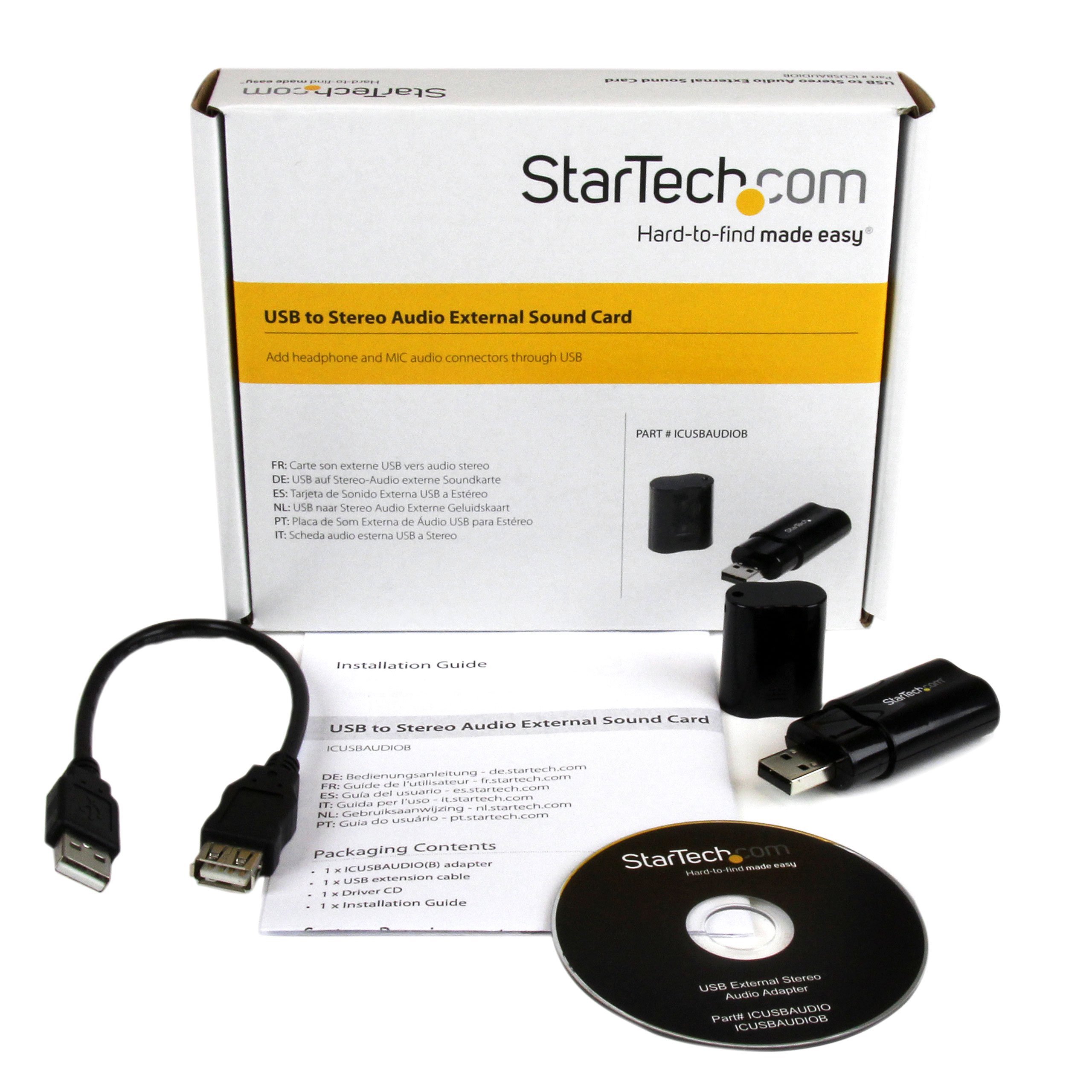 startech-com-adaptateur-carte-son-usb-vers-audio-st-r-o-jack-3-5-mm image 3