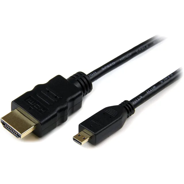 startech-com-hdadmm3m-c-ble-micro-hdmi-vers-hdmi-ethernet-3m-4k-30hz image 1