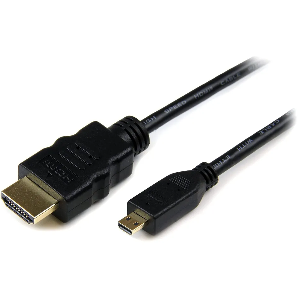 startech-com-hdadmm3m-c-ble-micro-hdmi-vers-hdmi-ethernet-3m-4k-30hz image 1