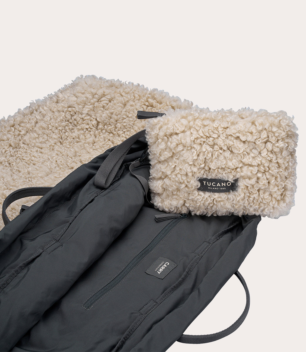 tucano-carry-sheep-large-sac-de-week-end-fausse-fourrure-effet-mouton image 7