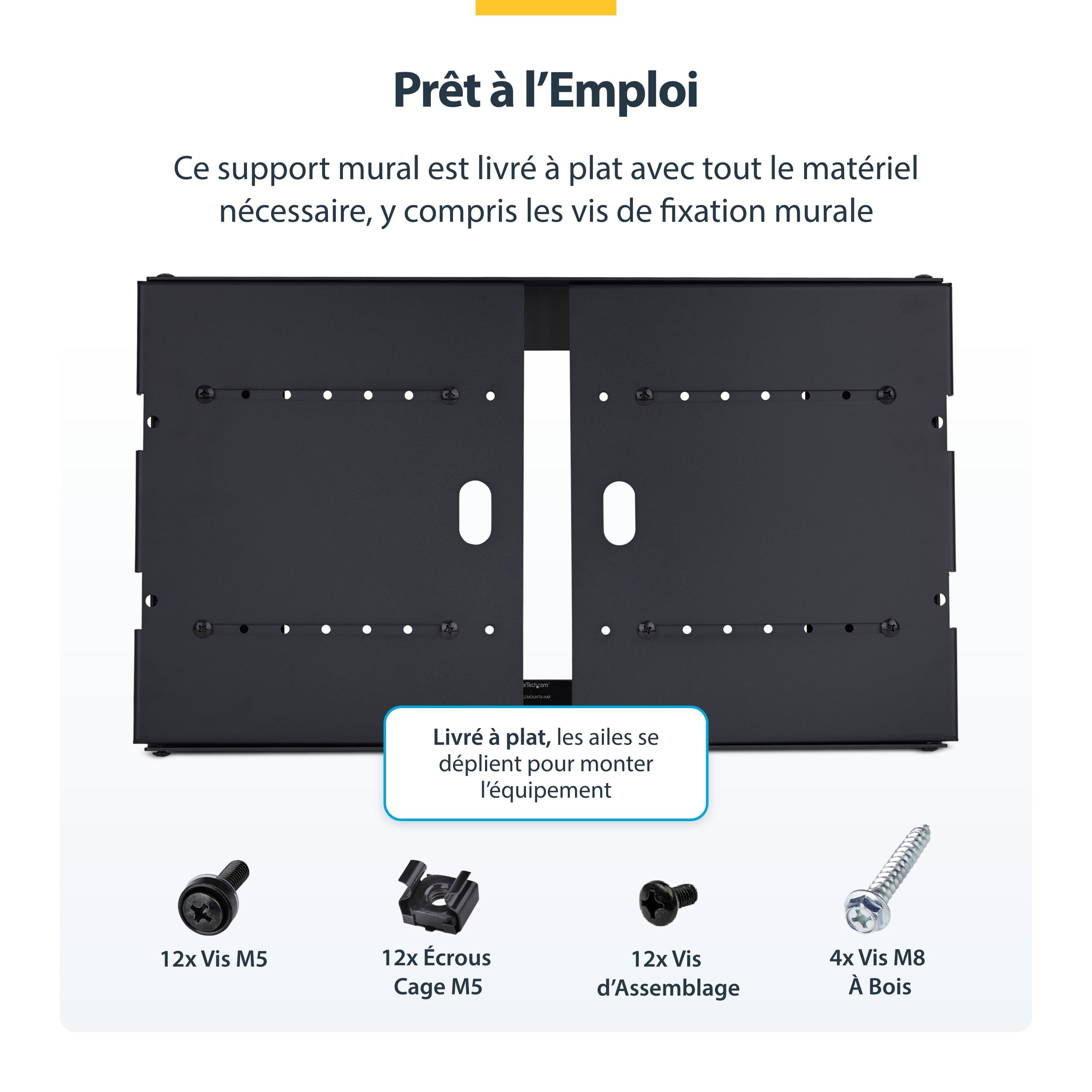 startech-com-rack-mural-6u-2-montants-19-profondeur-r-glable-40-cm-ouvert image 6