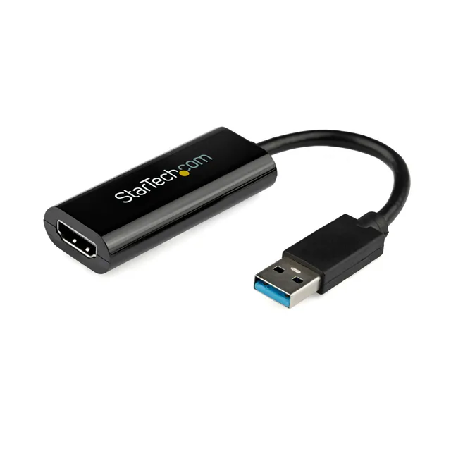 startech-com-usb32hdes-adaptateur-usb-3-0-type-a-vers-hdmi-1080p-noir-windows image 1