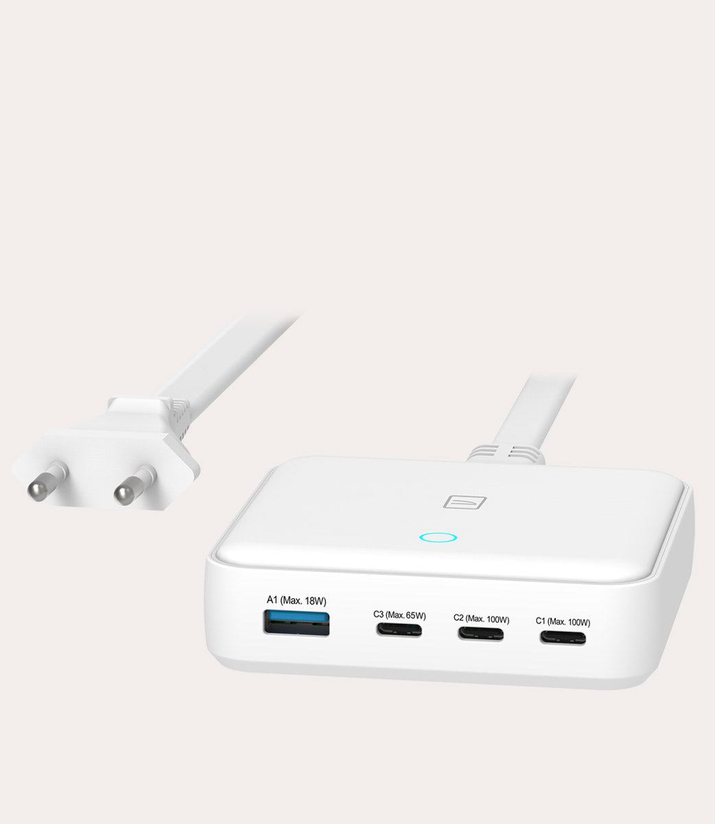 tucano-high-speed-100w-gan-chargeur-de-bureau-4-ports-avec-c-ble-1-5-m image 5