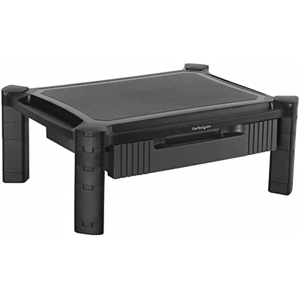startech-com-monstadjd-rehausseur-d-cran-tiroir-hauteur-r-glable-32-10kg image 1