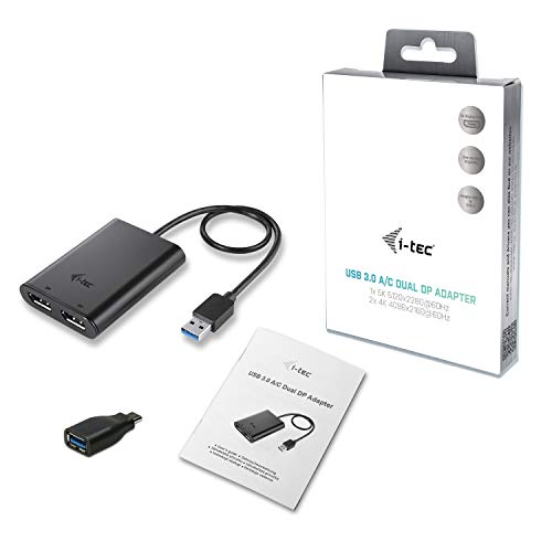 i-tec-adaptateur-usb-3-0-usb-c-vers-dual-displayport-2x-4k-60hz-5k-60hz image 8