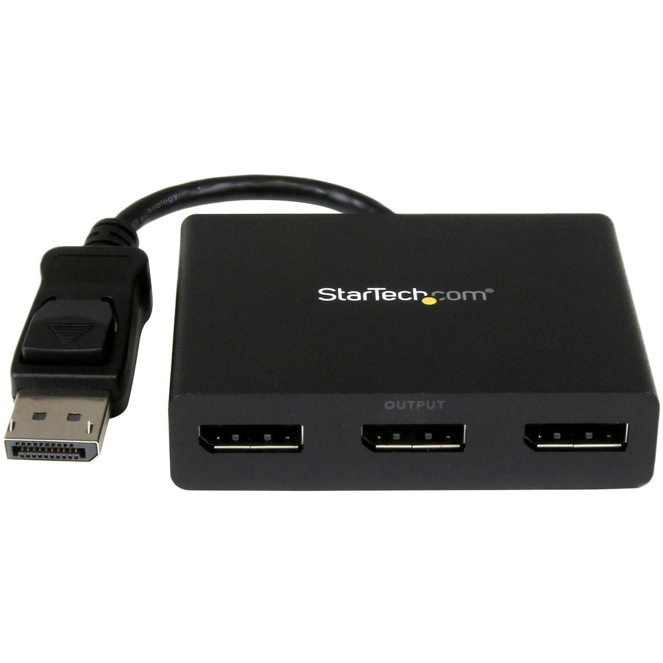 startech-com-mstdp123dp-hub-mst-displayport-1-2-vers-3x-displayport-4k image 1