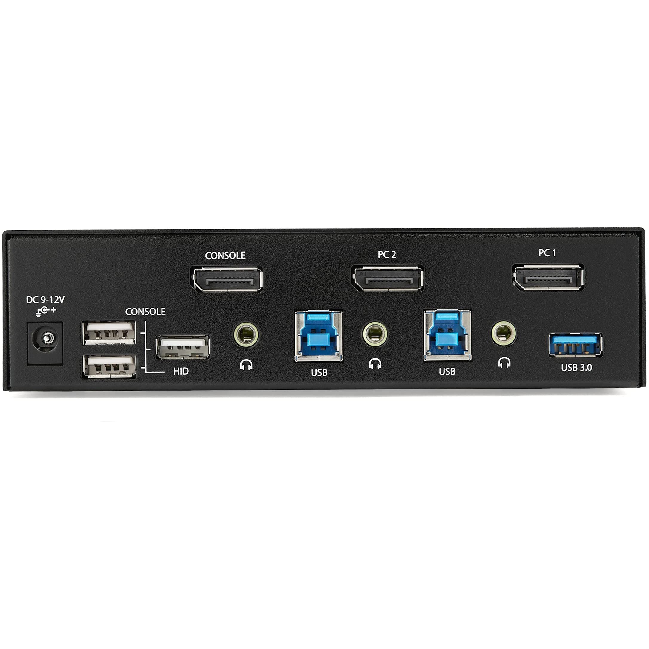 startech-com-st12mhdlan-series-switch-kvm-displayport-2-ports-4k-60hz-avec-hub-u image 3