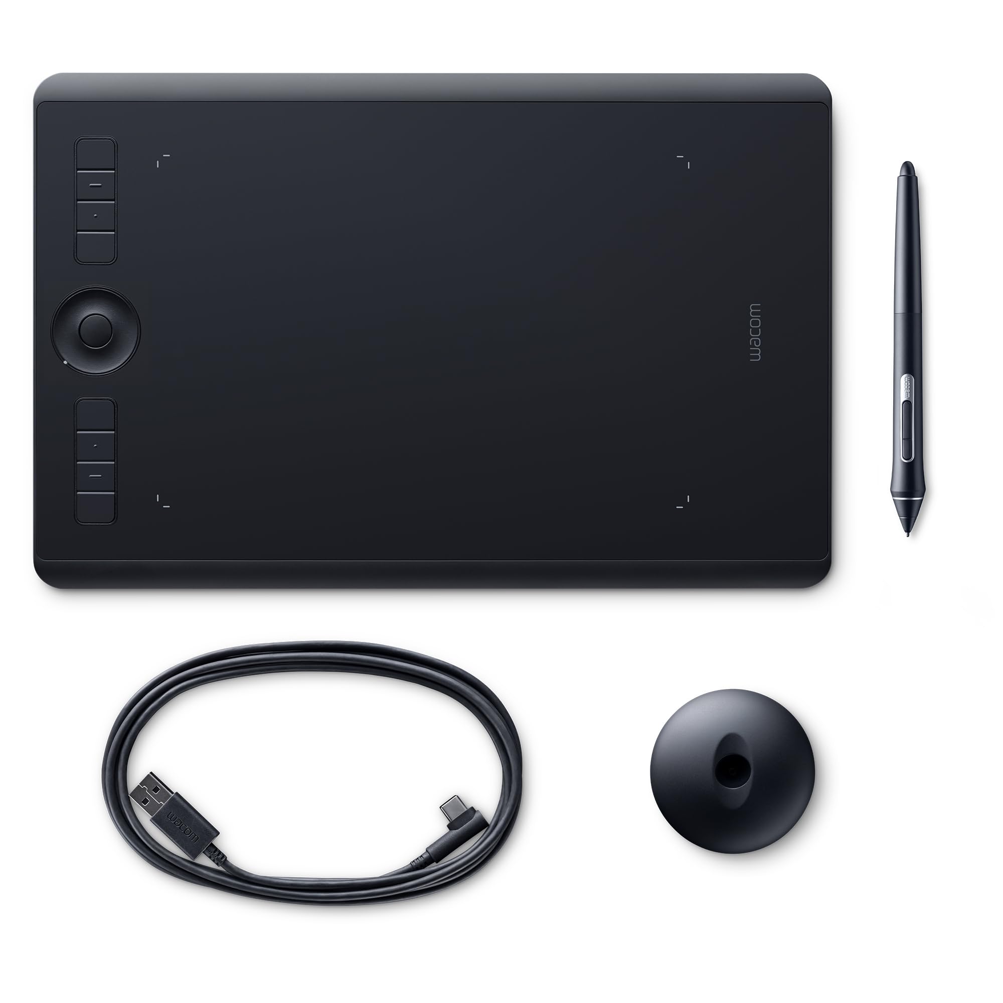 wacom-intuos-pro-medium-tablette-graphique-tactile-pro-pen-2-noir image 1