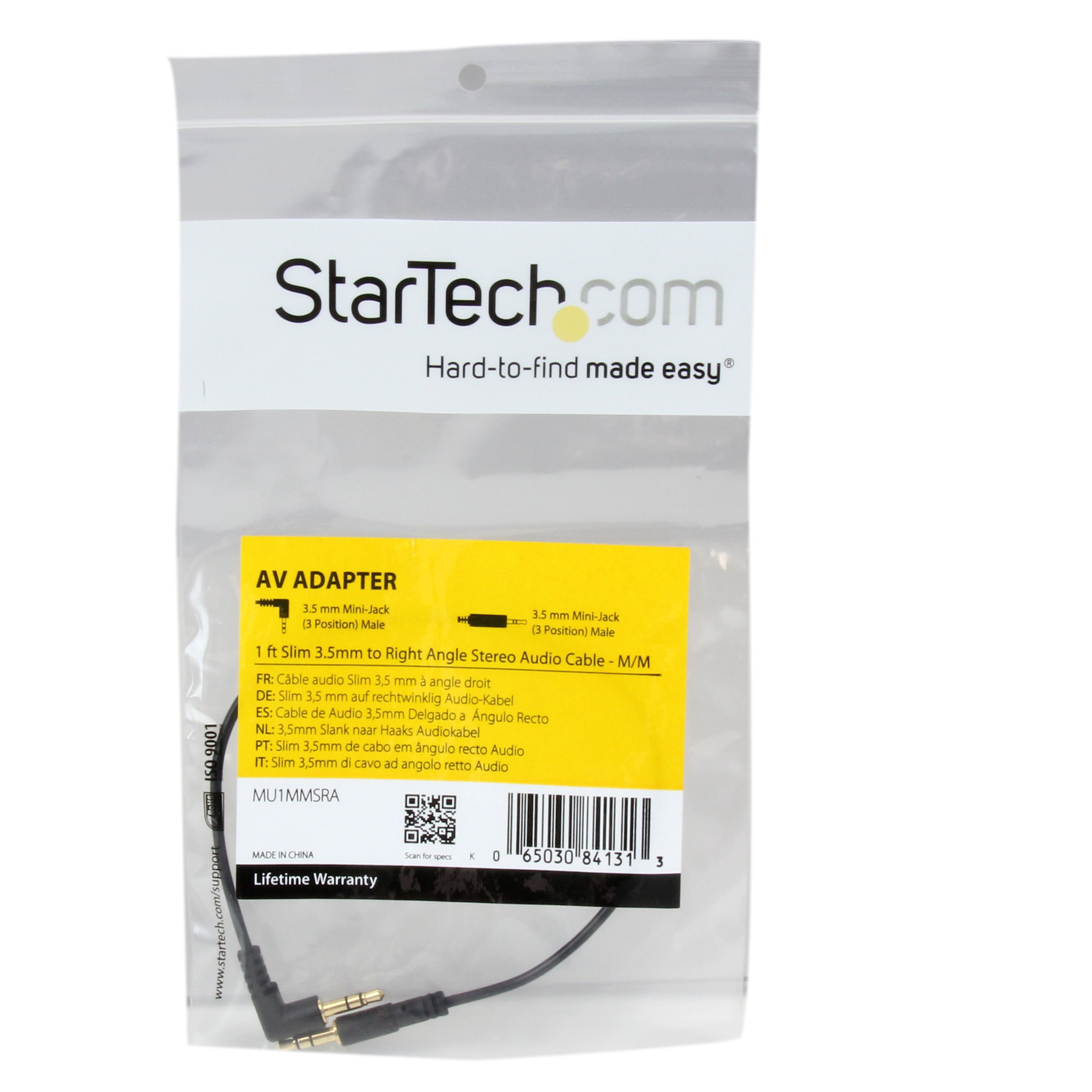 startech-com-mu1mmsra-c-ble-audio-slim-3-5-mm-coud-m-m-30-cm image 4