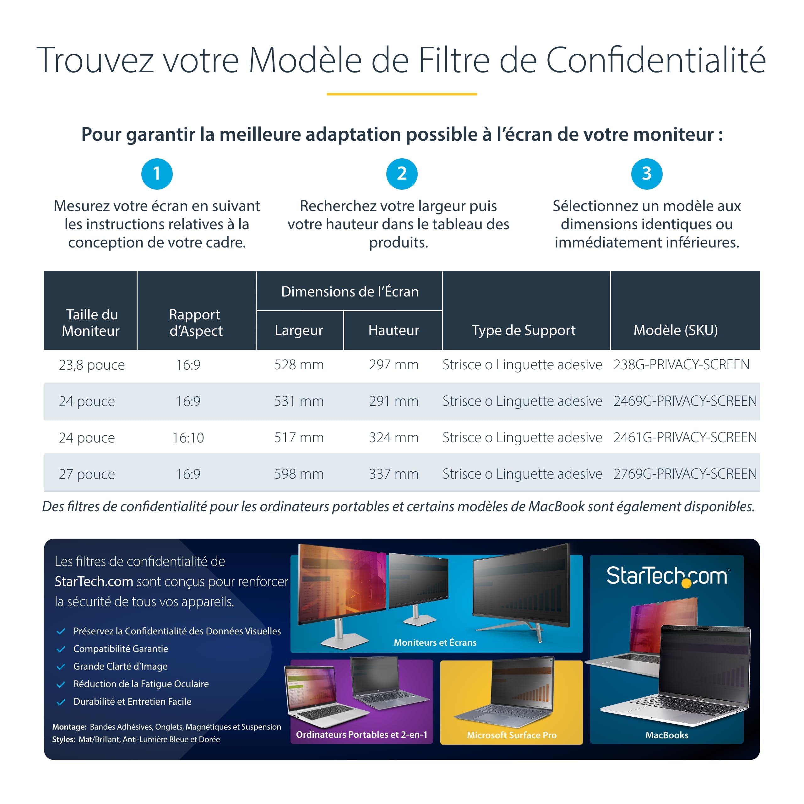 startech-com-filtre-de-confidentialit-24-16-9-or-r-versible-micro-louver image 5