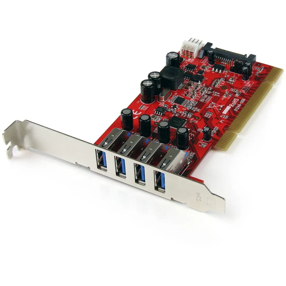 startech-com-pciusb3s4-carte-pci-4-ports-usb-3-0-superspeed-5-gbps image 1