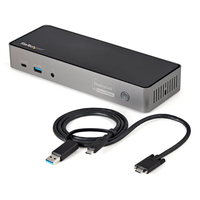 startech-com-st12mhdlan-series-station-d-accueil-usb-c-a-triple-4k-60hz-85w-gbe image 1