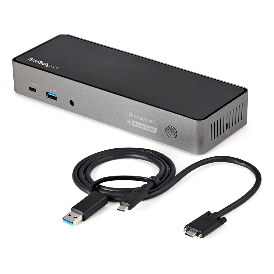 startech-com-st12mhdlan-series-station-d-accueil-usb-c-a-triple-4k-60hz-85w-gbe image 1