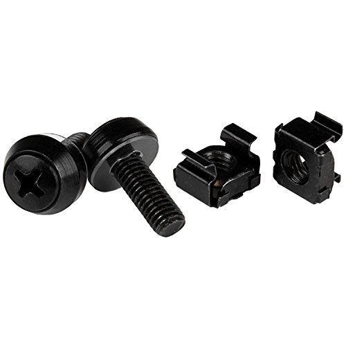 startech-com-kit-50-vis-m6-12-mm-et-crous-cage-trou-carr-outil-noir image 6