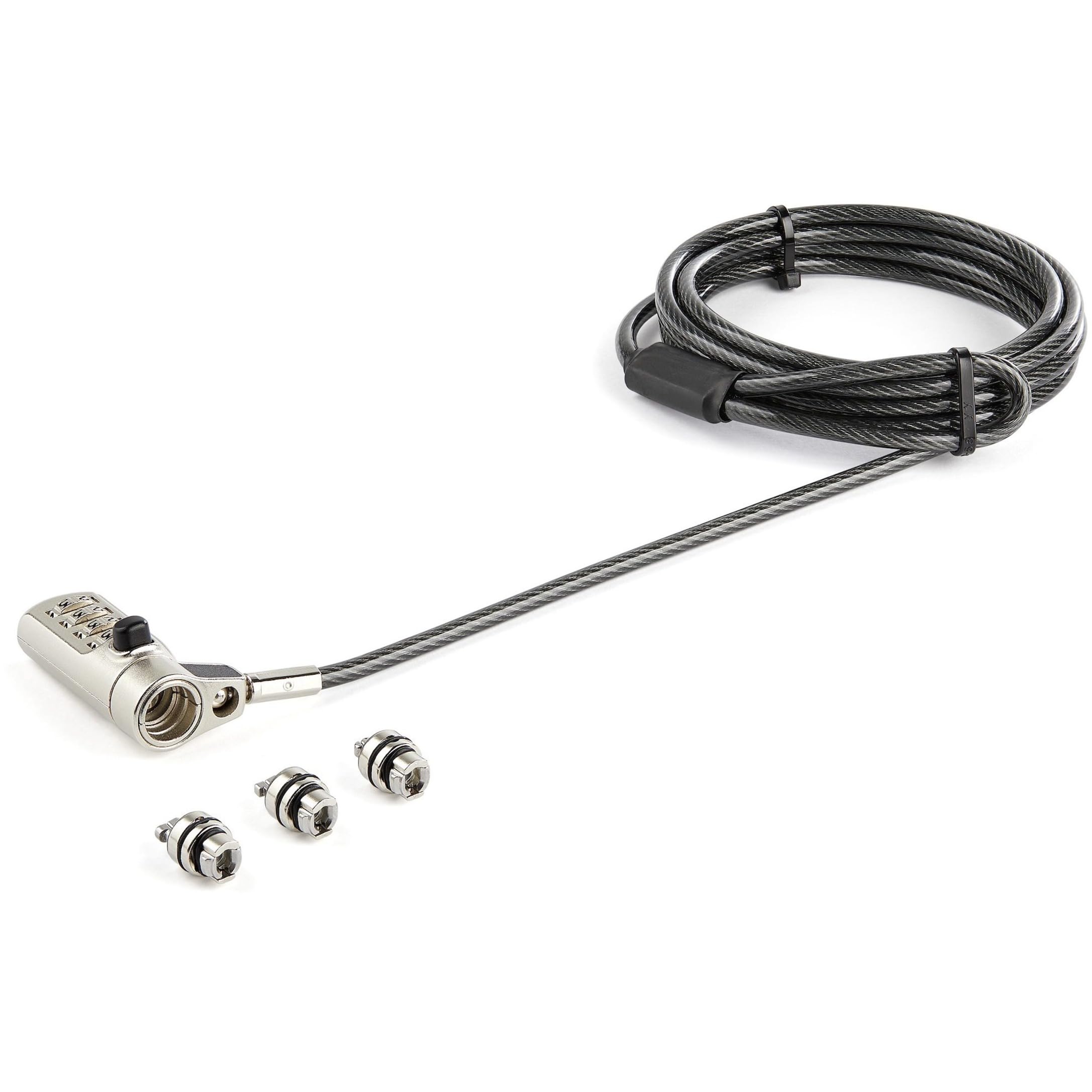 startech-com-c-ble-antivol-universel-3-en-1-pc-portable-2m-combinaison image 1