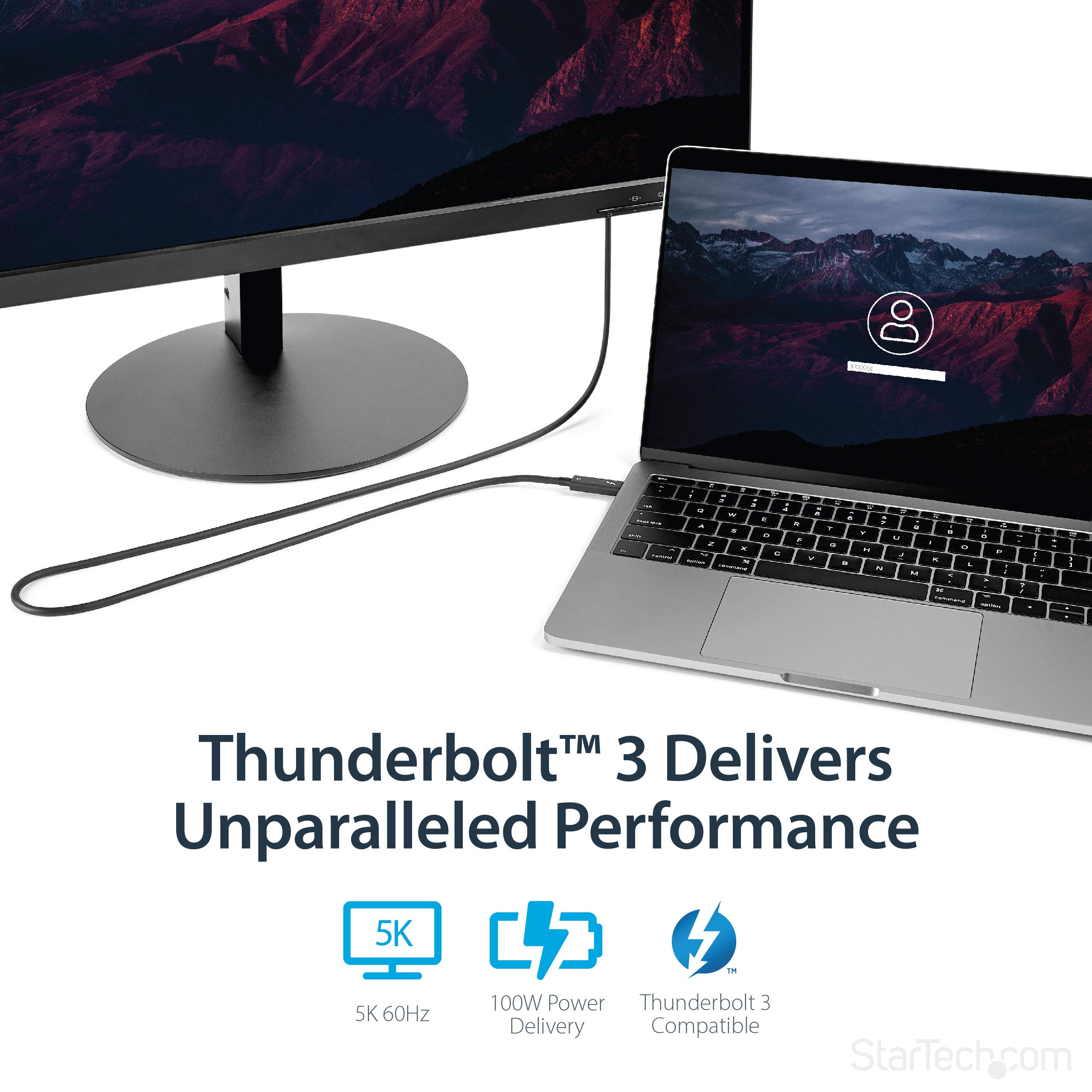 startech-com-c-ble-thunderbolt-3-actif-2m-40-gbps-100w-pd-4k-60hz-usb-c image 3