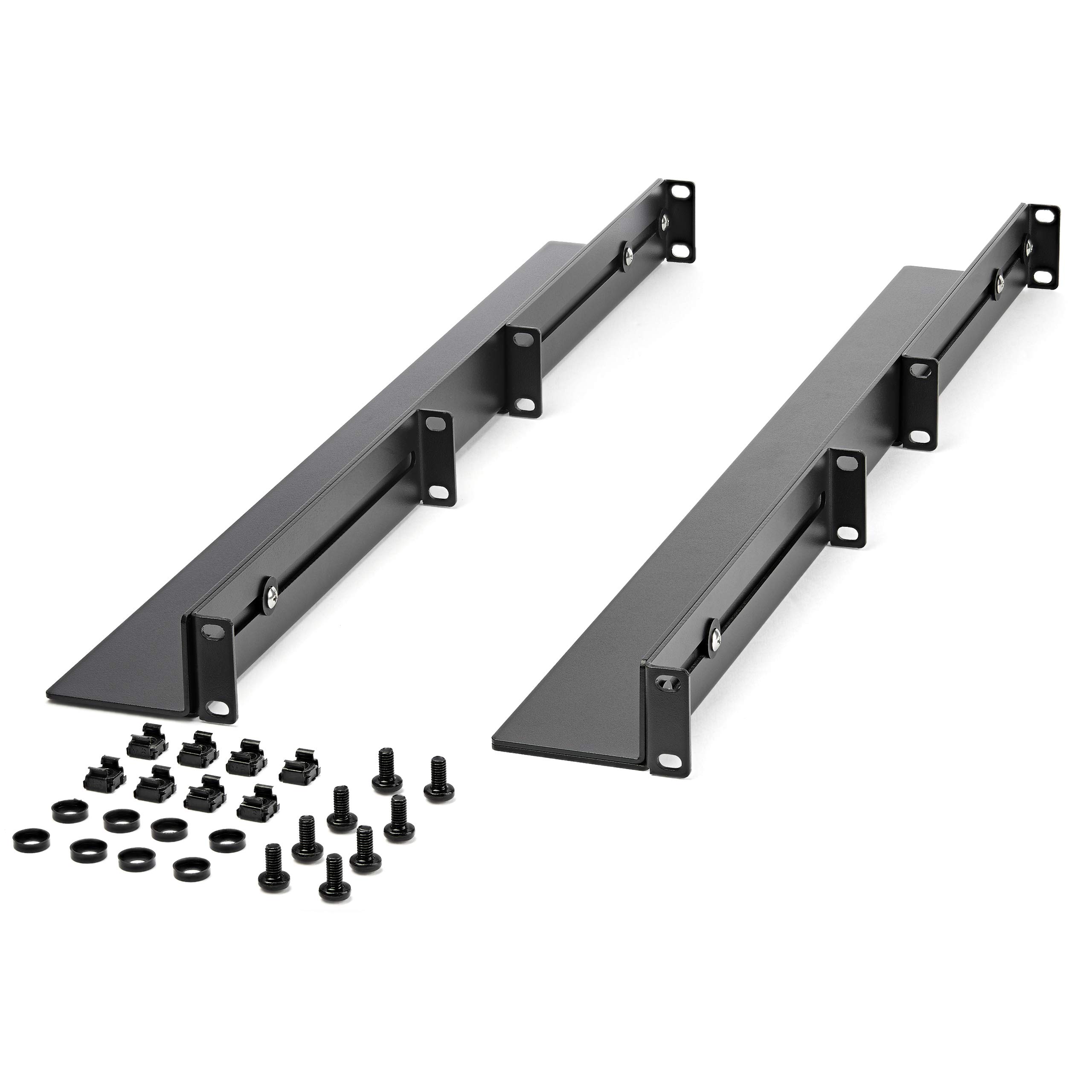 startech-com-unirails1ub-rails-rack-1u-4-montants-19-61-91-4-cm-90-kg image 4