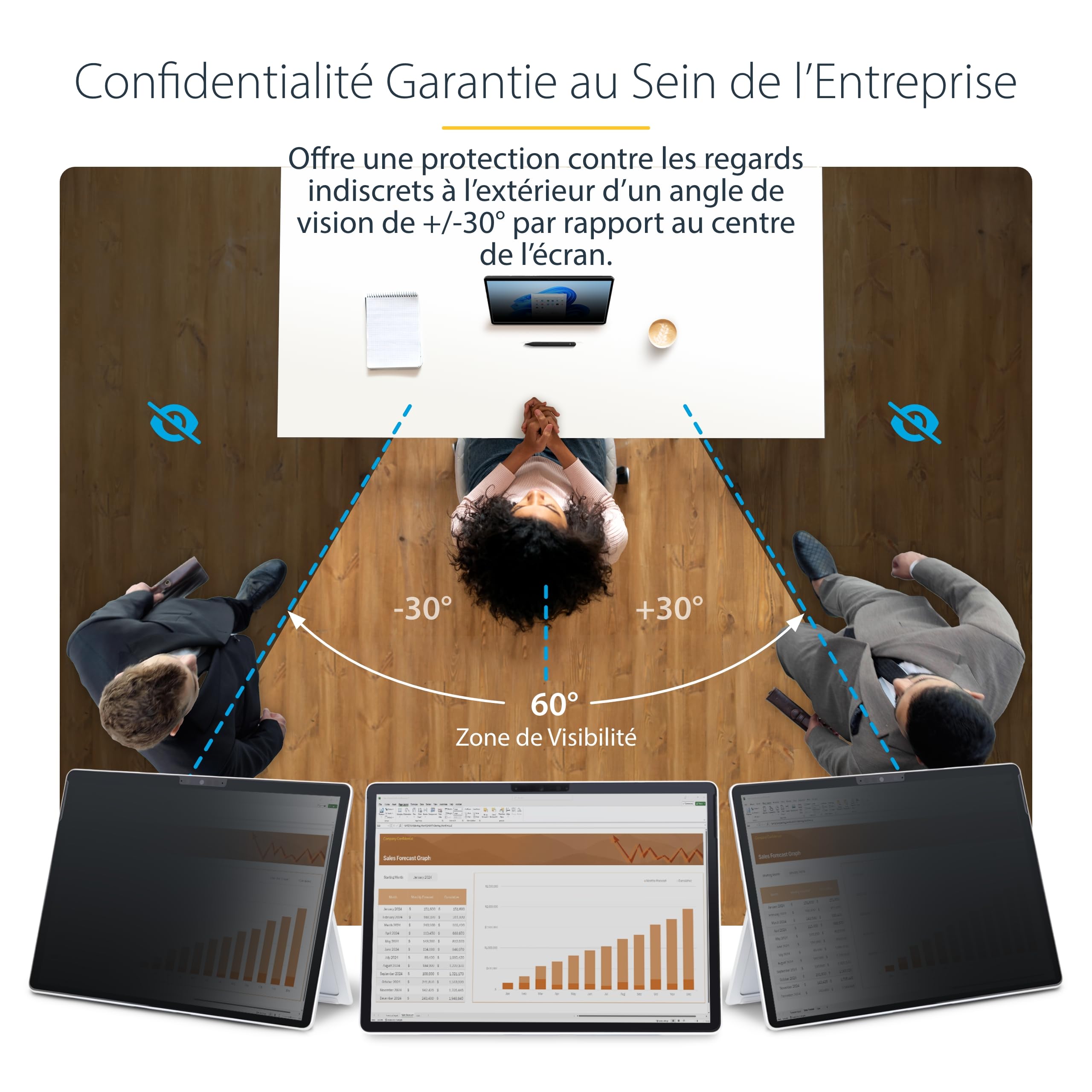 startech-com-filtre-confidentialit-4-directions-pour-surface-pro-8-9-x-11-13-mat image 2