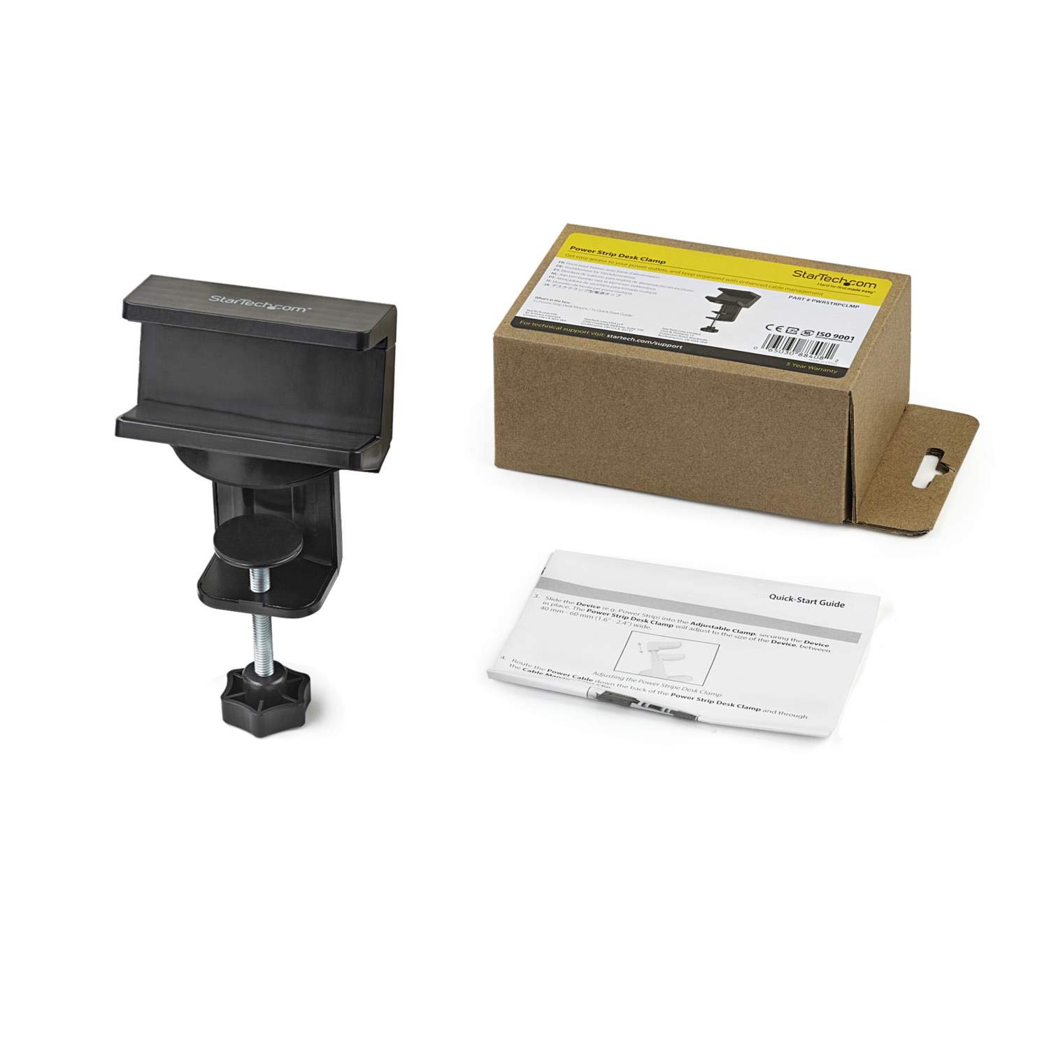 startech-com-pwrstrpclmp-support-multiprise-bureau-r-glable-pince image 7