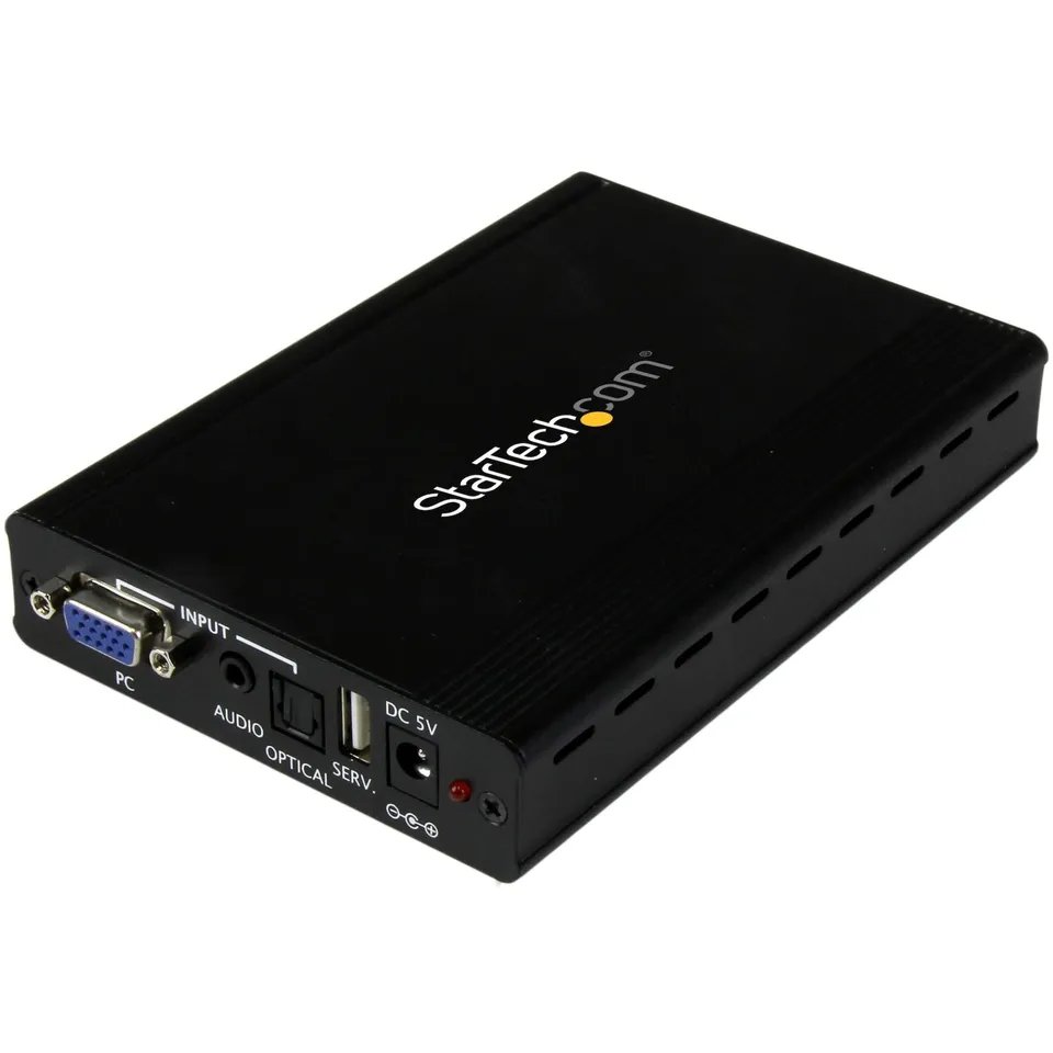 startech-com-vga2hdpro2-convertisseur-vga-vers-hdmi-avec-scaler-audio image 1