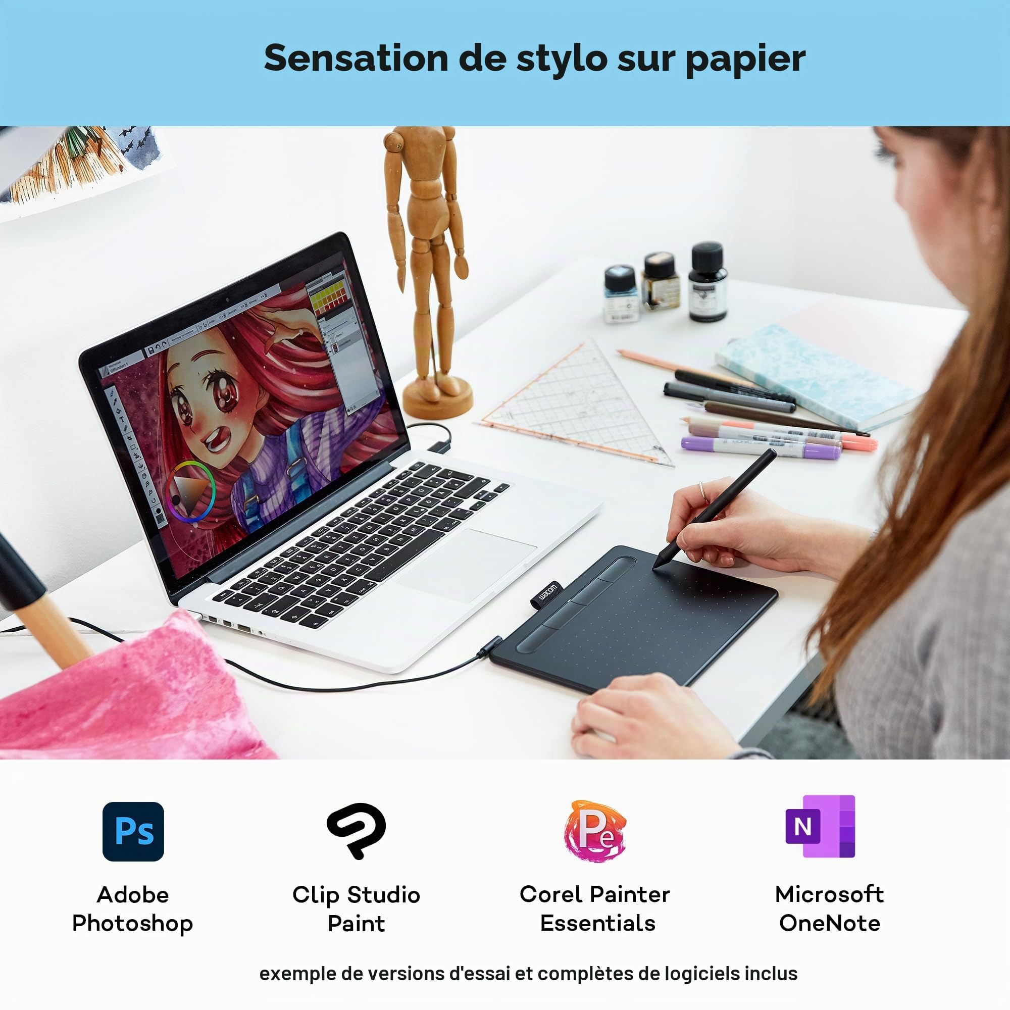 wacom-intuos-small-ctl-4100k-n-tablette-graphique-stylet-noir image 3