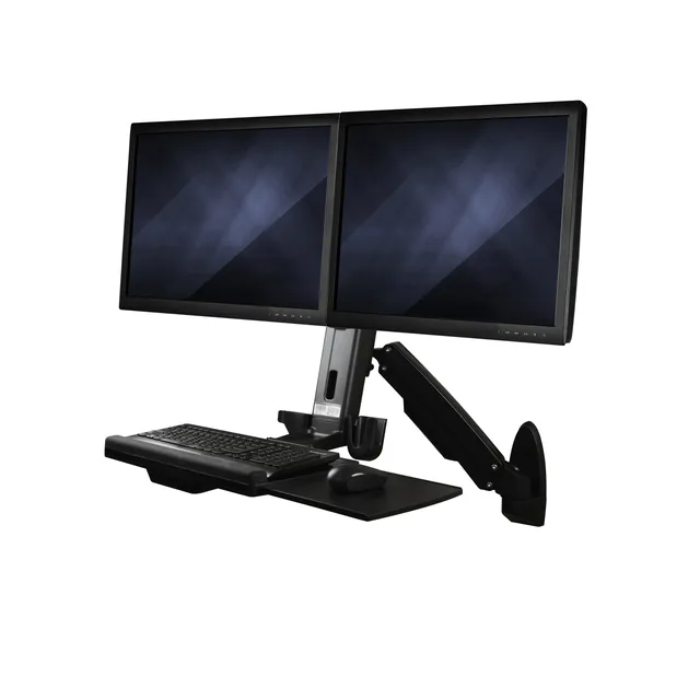 startech-com-wallsts2-bureau-debout-mural-double-cran-vesa-jusqu-24 image 1