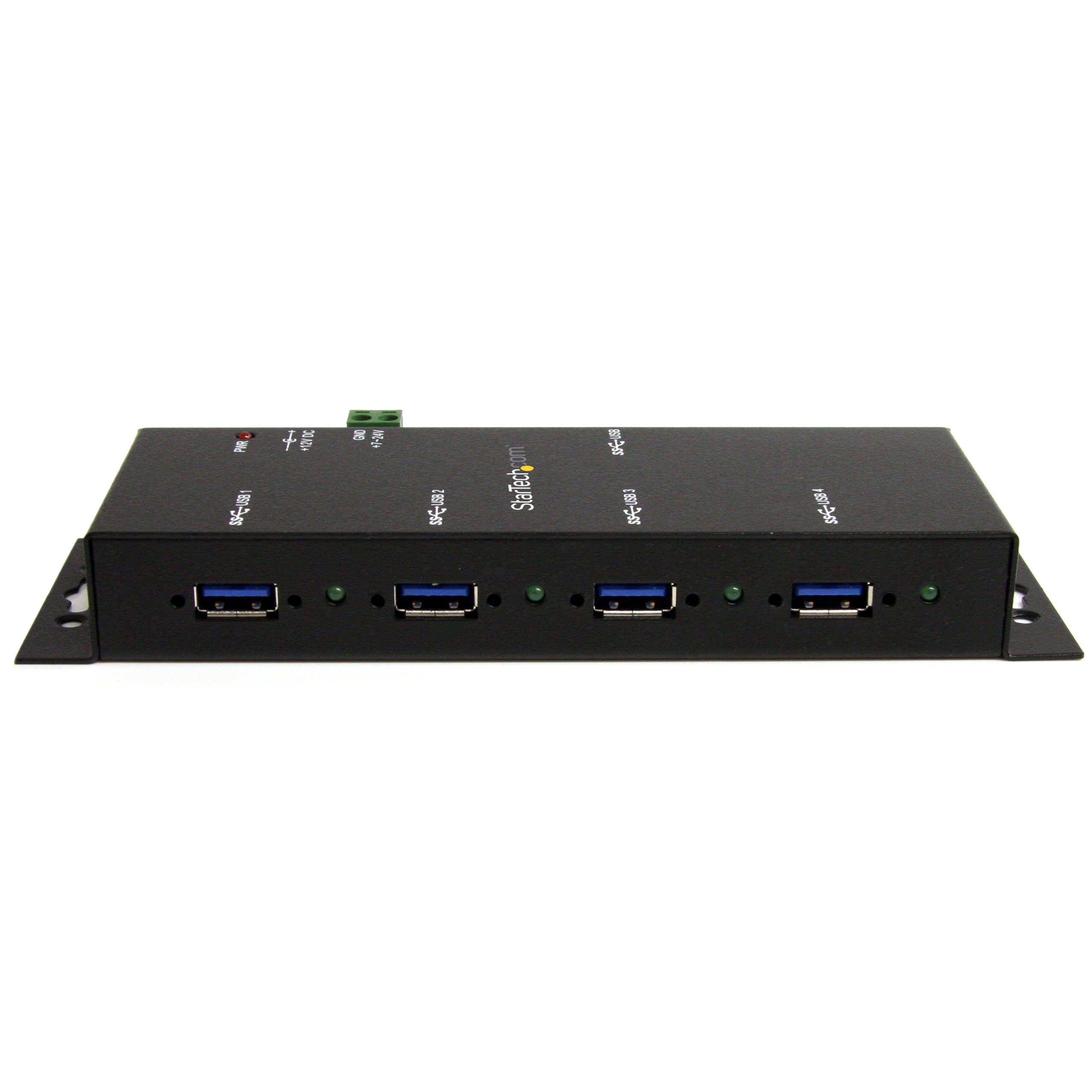 startech-com-st4300usbm-hub-industriel-usb-3-0-4-ports-m-tal-montable image 4