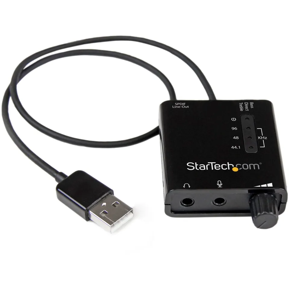 startech-com-carte-son-externe-usb-icusbaudio2d-spdif-96-khz-24-bits image 1