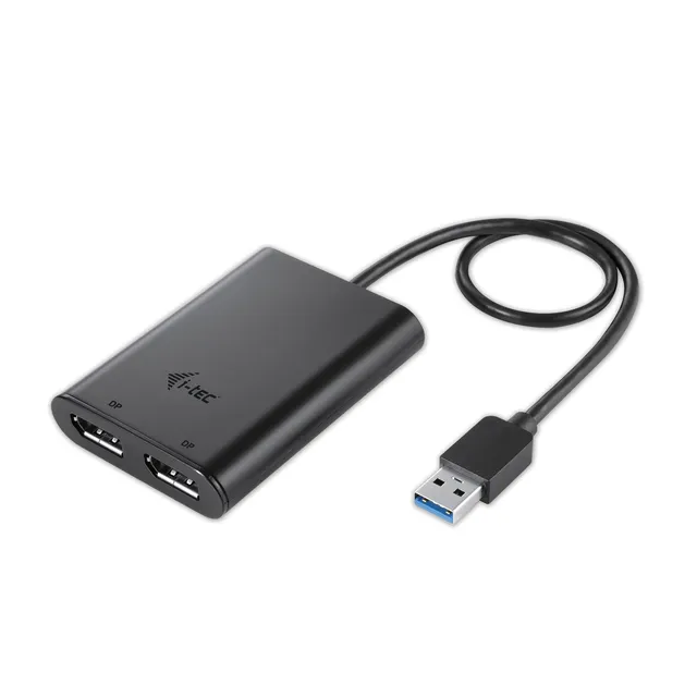 i-tec-adaptateur-usb-3-0-usb-c-vers-dual-displayport-2x-4k-60hz-5k-60hz image 1