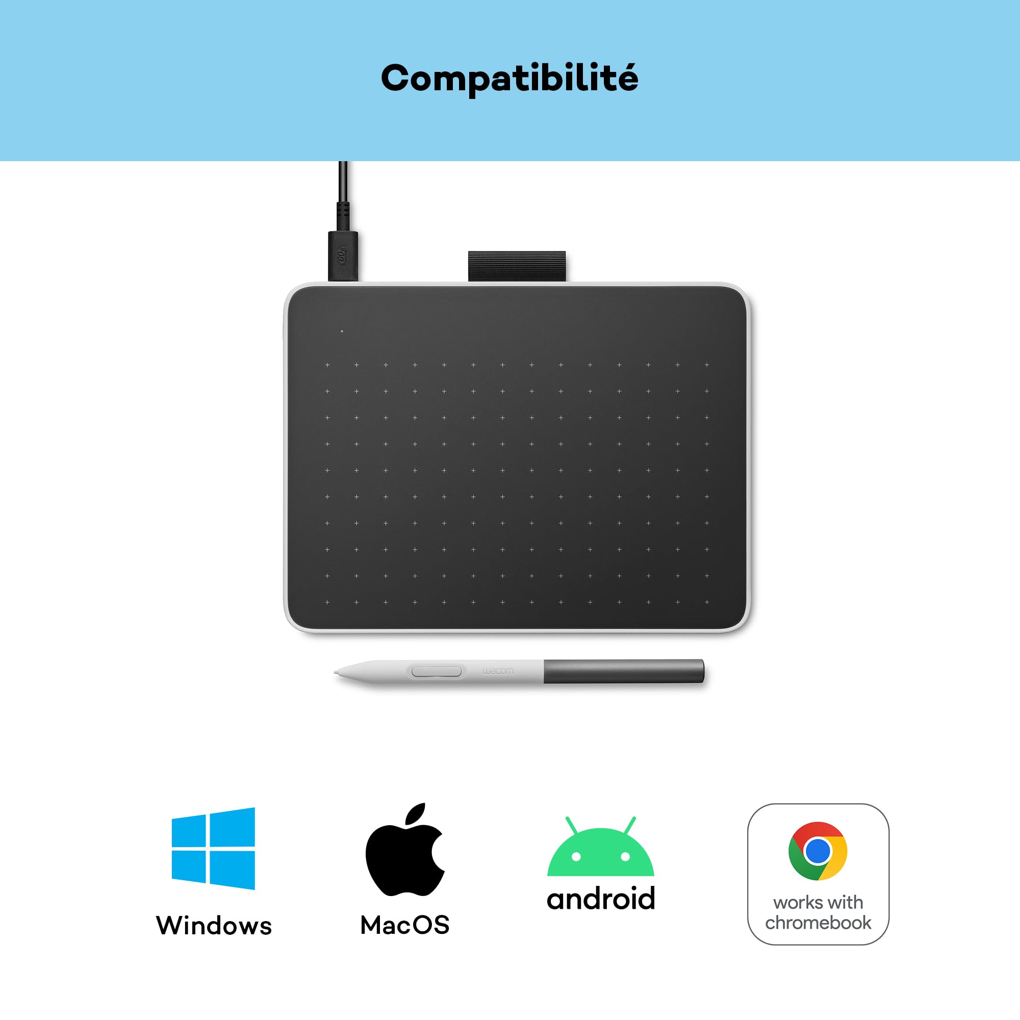 wacom-one-s-tablette-graphique-bluetooth-stylet-4k-inclinaison image 3